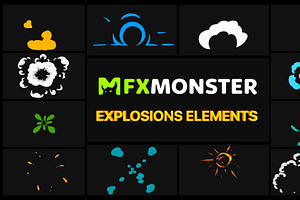 Explosion Elements | After Effects, a Templates & Theme by FlashFXbox