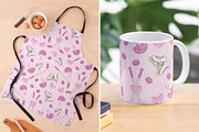 Pink Ice Hockey Seamless Pattern, a Pattern Graphic by Fern & Quill (Thumbnail 4 of 6)