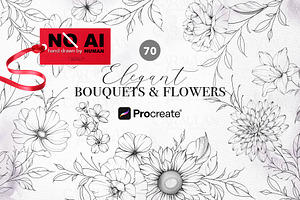 Procreate Floral Stamps