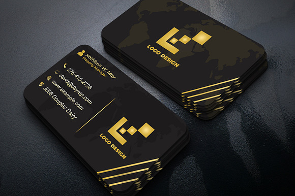 Luxury Corporate Business Card preview 8