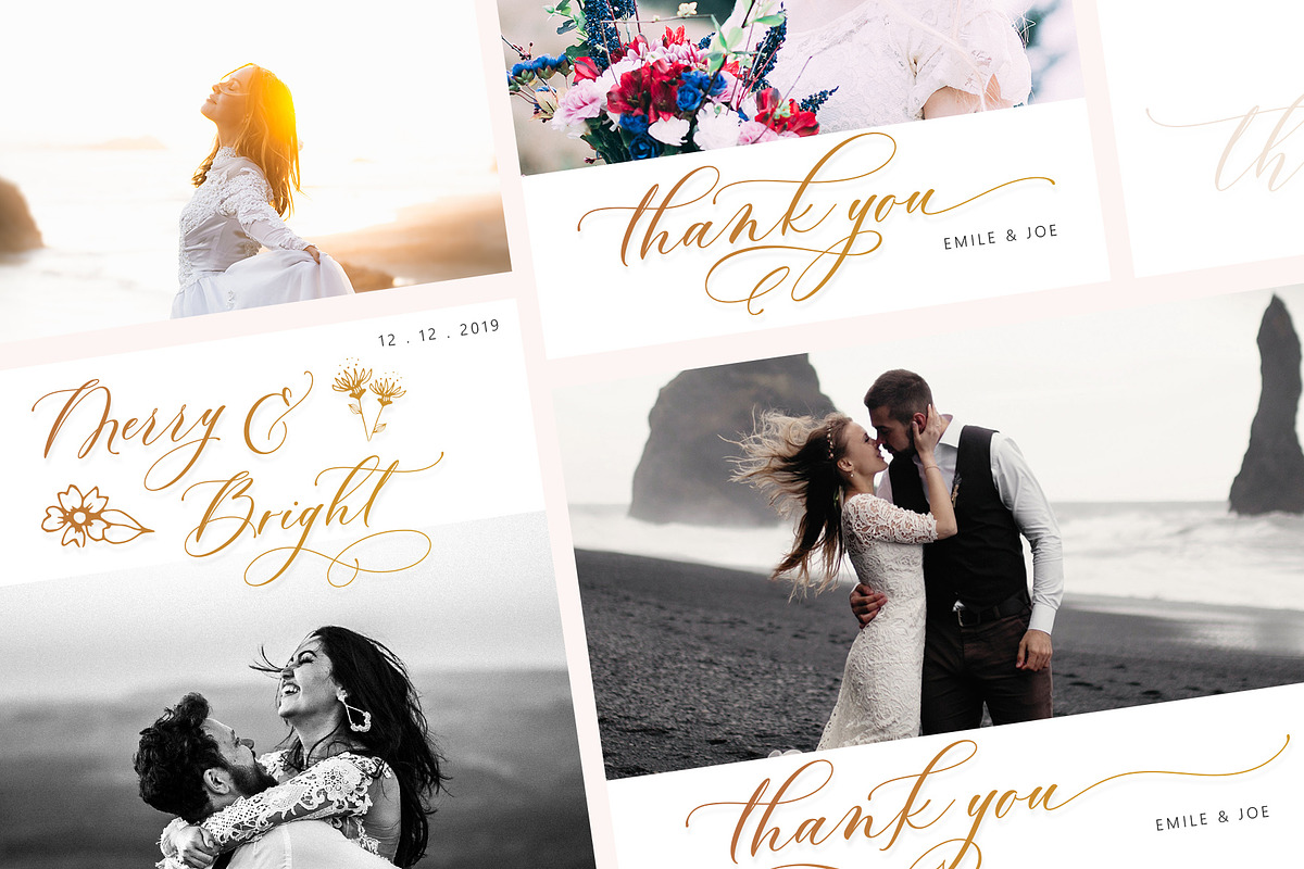 Brendisa Script, a Script Font by JamalCreativeStudio (Photo 2 of 8)