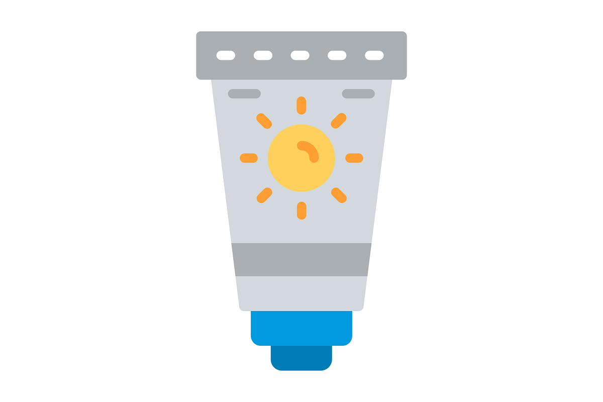 Sunscreen Flat Icon, a Duotone Icon by Pexelpy (Photo 2 of 2)