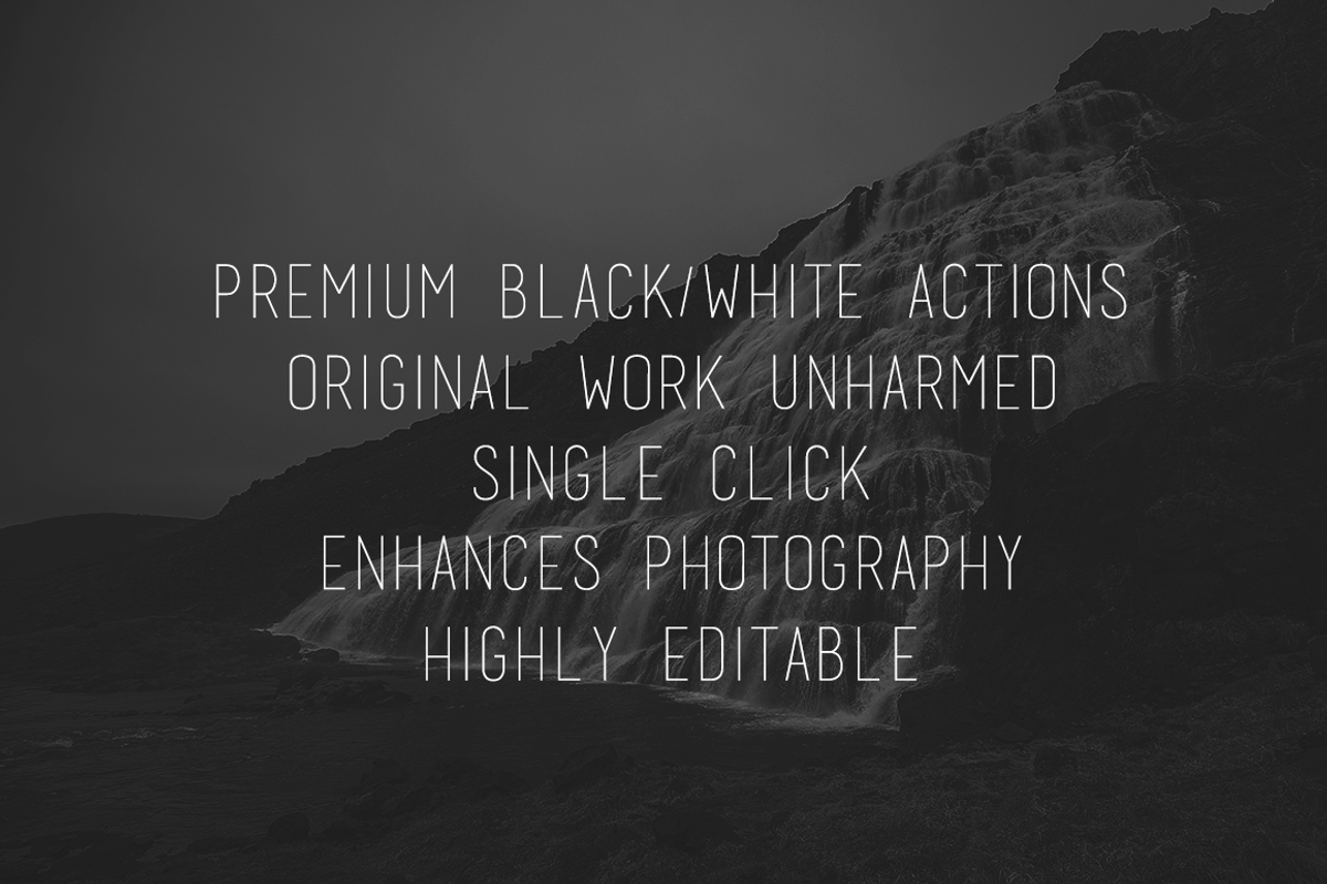 Black & White Pro Actions Bundle, an Action Add-On by Mayde (Photo 5 of 5)