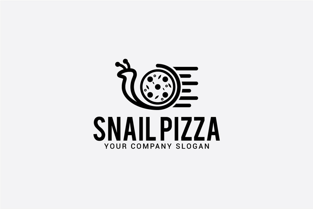 SNAIL PIZZA LOGO, a Templates & Theme by shazi (Photo 3 of 3)