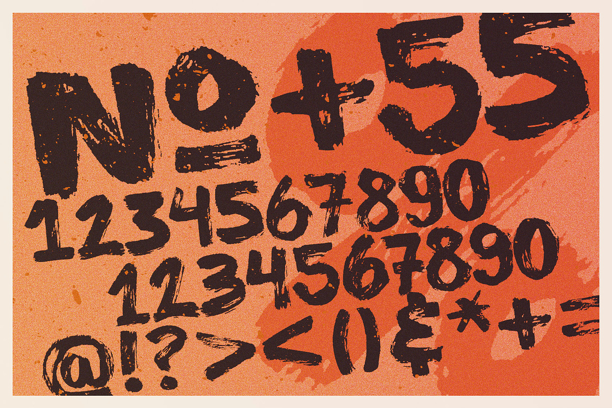 Painterman Brush Font preview 7