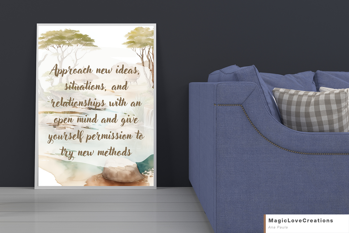 Spiritual Positive Quote Print Wall, a Poster Template by MagicLove Creations (Photo 3 of 10)