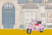 Luxury Fashion St. Cliparts Images, an Illustration by Whimseez (Thumbnail 1 of 4)