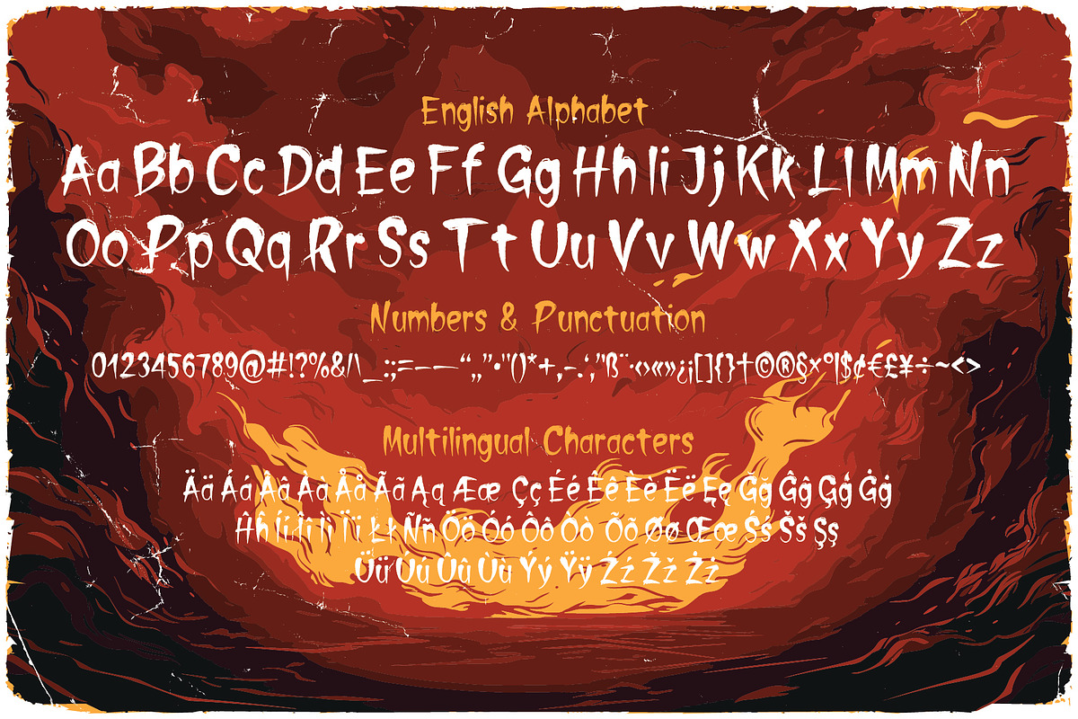 Vintage Horror Fonts&Posters Bundle, a Symbol Font by Vozzy Vintage Fonts (Photo 13 of 21)