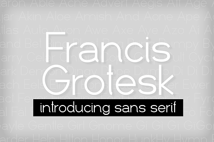 Francis Grotesk
