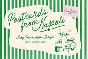 Postcards from Napoli Script, a Font by Nicky Laatz (Thumbnail 1 of 36)
