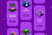 3D Start Up Isometric Pack, a 3D by novia99design (Thumbnail 4 of 6)