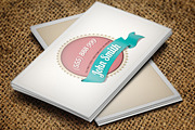 Light Vintage Business Card, a Business Card Template by Crazyleaf (Thumbnail 2 of 4)