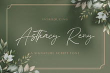 Asthacy Reny - Handwritten Font