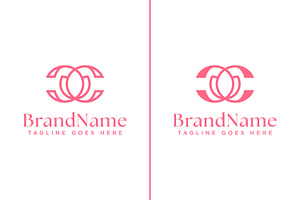Letters CC Flower Monogram Logo, a Branding & Logo Template by Pray Art Design Studio