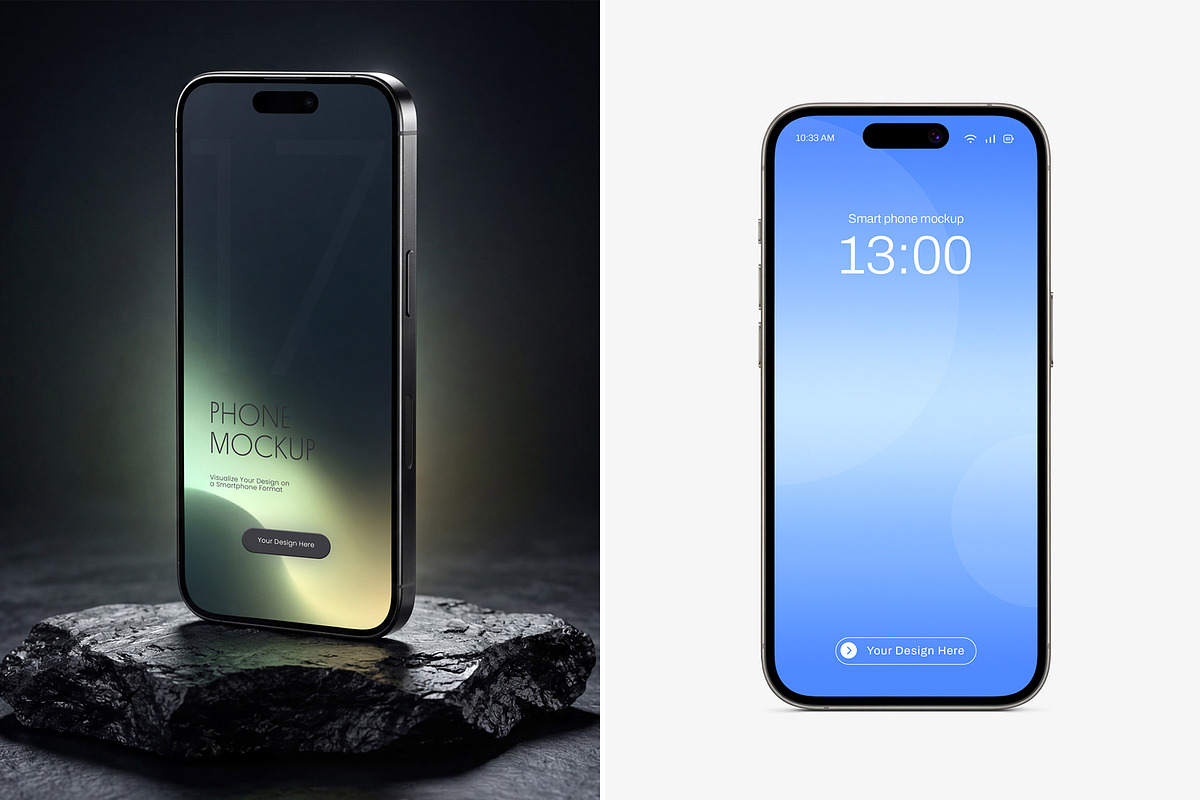 Smartphone in Hand Mockup Bundle, an Android Mockup by graphypix (Photo 4 of 14)