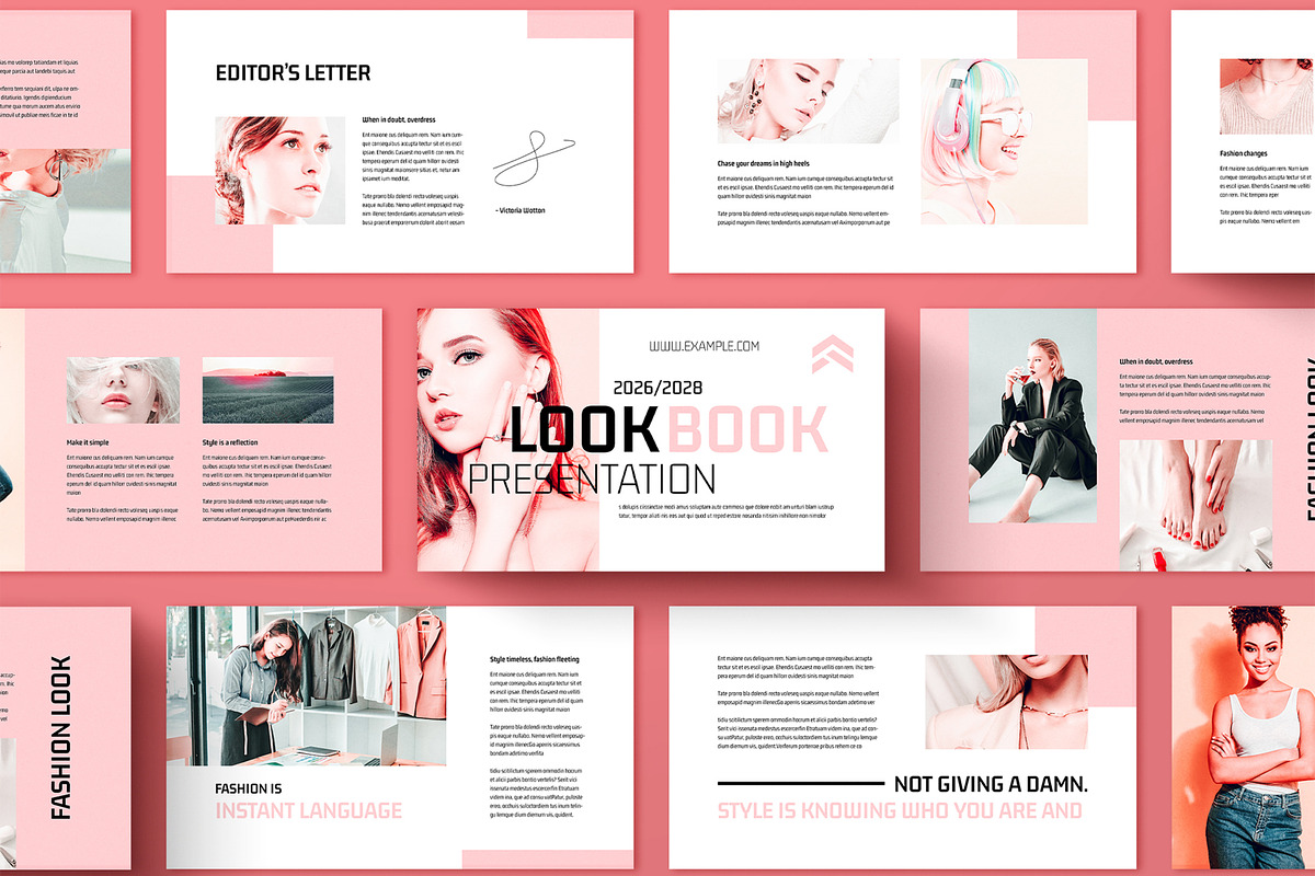 Fashion Lookbook Presentation Layout, a Presentation Template by ContestDesign (Photo 1 of 5)