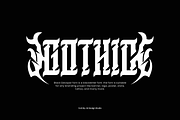 Black Gevopar - Gothic Font, a Blackletter Font by QR Design Studio (Thumbnail 3 of 9)