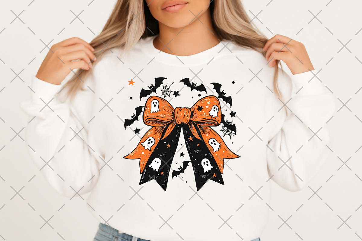 Spooky Bow PNG, an Illustration by Craft Nest (Photo 5 of 6)