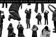 10 People Taking Photos Cutouts kit, an Object Graphic by DanFLCreativo (Thumbnail 5 of 6)
