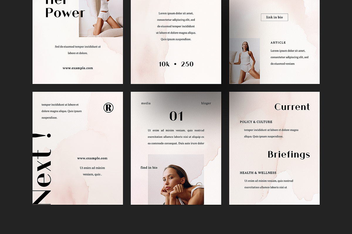 Neutral Aesthetic Social Media Pack, a Social Media Template by Filip Studio (Photo 3 of 5)