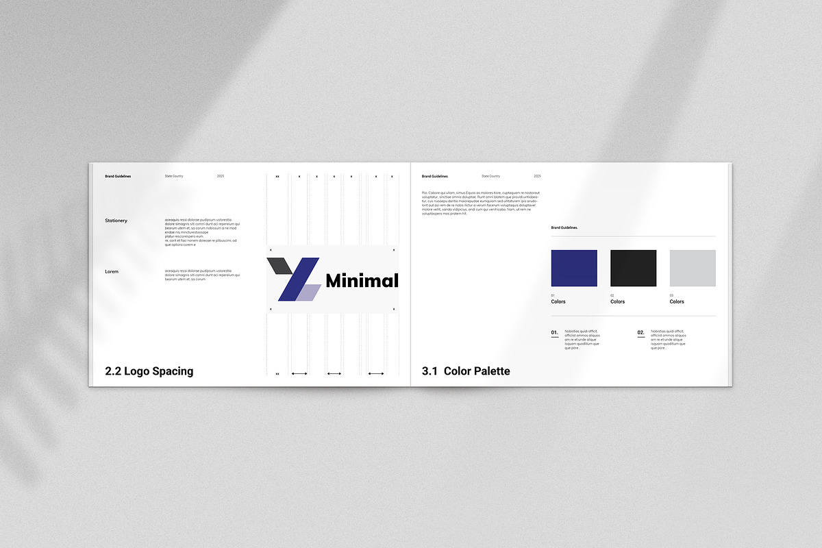Brand Guidelines, a Brochure Template by metastudio38 (Photo 5 of 9)