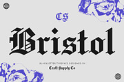 CS Bristol – Blackletter Font, a Blackletter Font by Craft Supply Co. (Thumbnail 1 of 8)