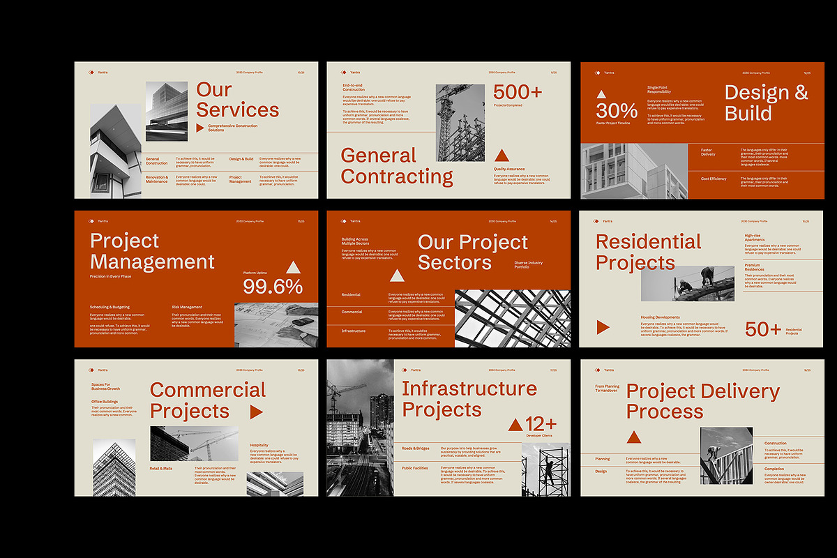 Construction Company Profile KEY, a Presentation Template by Neermana (Photo 4 of 4)