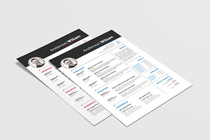 Resume CV With Word & PPT