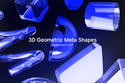 3D Geometric Meta Transparent Shapes, an Icon by neueworld (Thumbnail 1 of 5)
