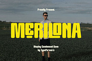 Merilona - Display Condensed Sans, a Sans Serif Font by Typeformers (Thumbnail 1 of 6)