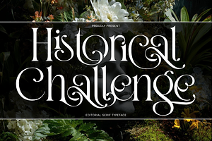 Historical Challenge Font