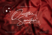 Quenttine Signature Business Font, a Script Font by KennedyStudio (Thumbnail 1 of 11)