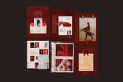 Red Editorial Instagram Template, a Social Media Template by And Done Studio (Thumbnail 2 of 8)