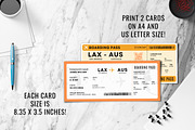 Australia Trip Surprise Gift Ticket, a Templates & Theme by Snapybiz (Thumbnail 8 of 10)