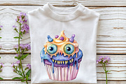Watercolor Halloween Sweets Clipart, an Illustration by Rose Art (Thumbnail 4 of 7)