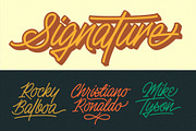 Silent Fighter - 3D Layered Font, a Script Font by Mikrojihad Typography (Thumbnail 6 of 19)