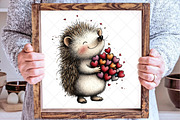 Whimsical Animals Valentine Day Clip, an Illustration by SinaCreation (Thumbnail 5 of 8)