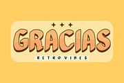 Super Retro - Groovy Vintage Font, a Sans Serif Font by KiddoGlyphs Studio (Thumbnail 3 of 3)