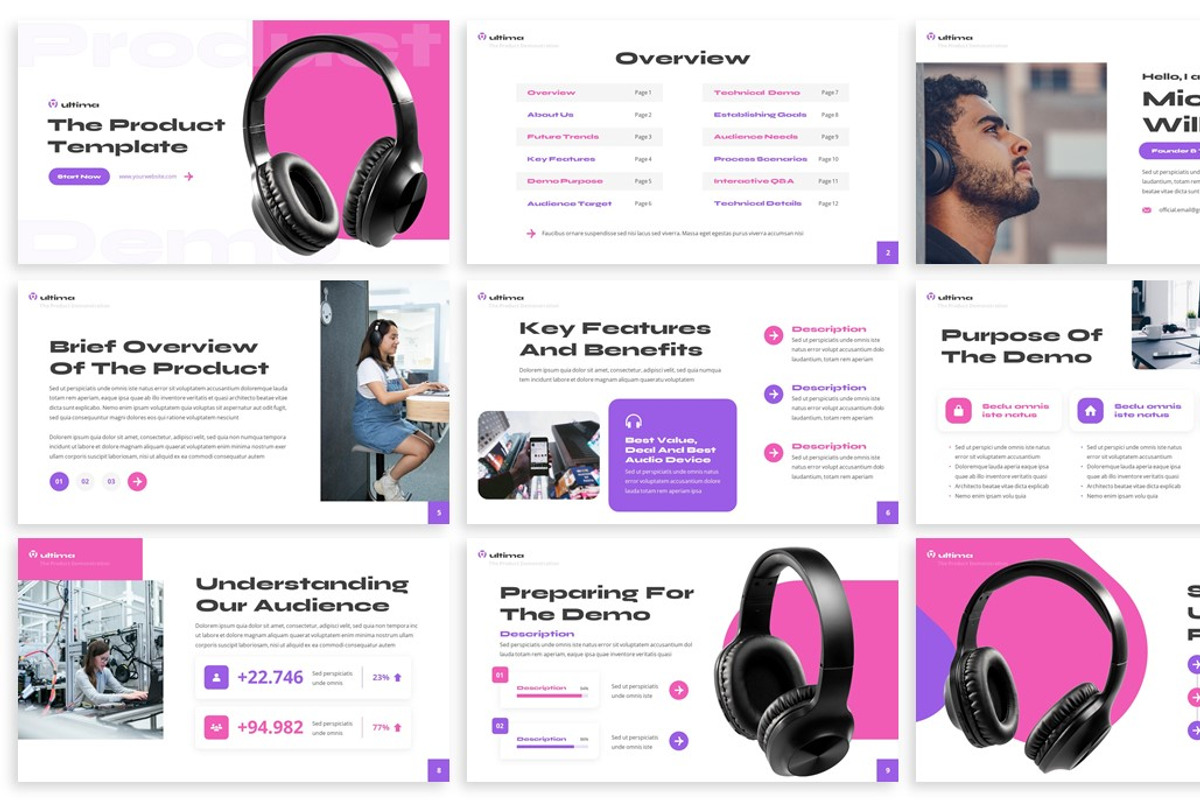 Ultima - Business Google Slides, a Presentation Template by SlideFactory (Photo 2 of 4)