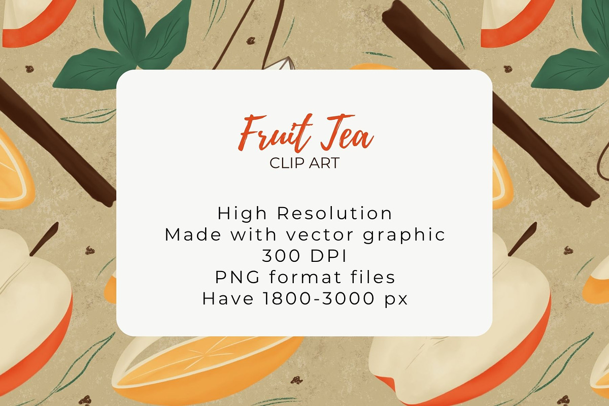 Fruit Tea Clipart, a Food Illustration by ryelart.design (Photo 3 of 3)
