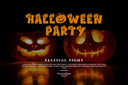 Bagonk - A Halloween Theme Font, a Blackletter Font by overlaytemplates (Thumbnail 2 of 5)