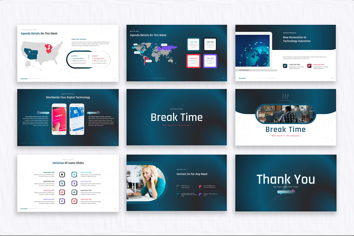 Future Tech Technology Presentation, a Presentation Template by SlideStack (Photo 5 of 5)
