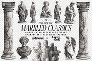 MARBLED CLASSICS Vintage Graphics, an Object Graphic by angelainthefields (Thumbnail 1 of 13)