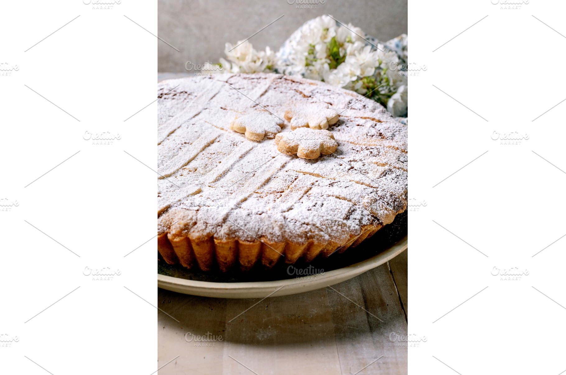 Homemade Shortbread Tart Pastiera, a Holiday Photo by Natasha Breen