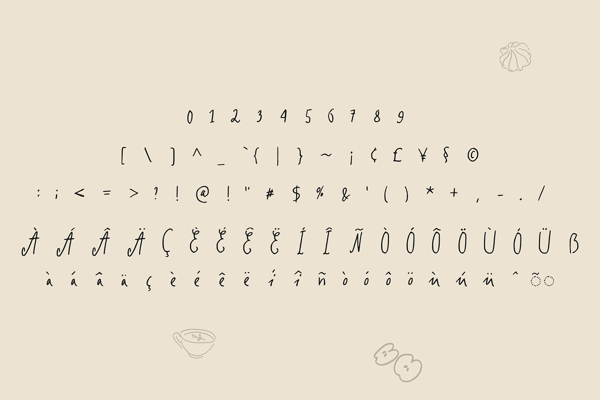Tea & Secrets. Whimsical Script Font, a Handwritten Font by PaperJamLab (Photo 10 of 14)