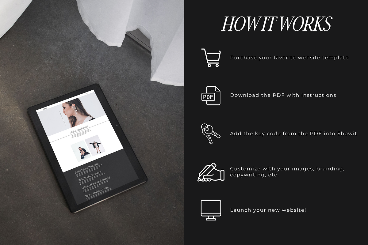 Showit Photographer Website Template, a Landing Page Template by Blush Created (Photo 4 of 11)