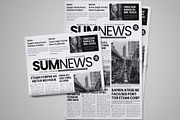 Newspaper Design Bundle - 6 in One, a Magazine Template by Miyaji75 (Thumbnail 2 of 13)