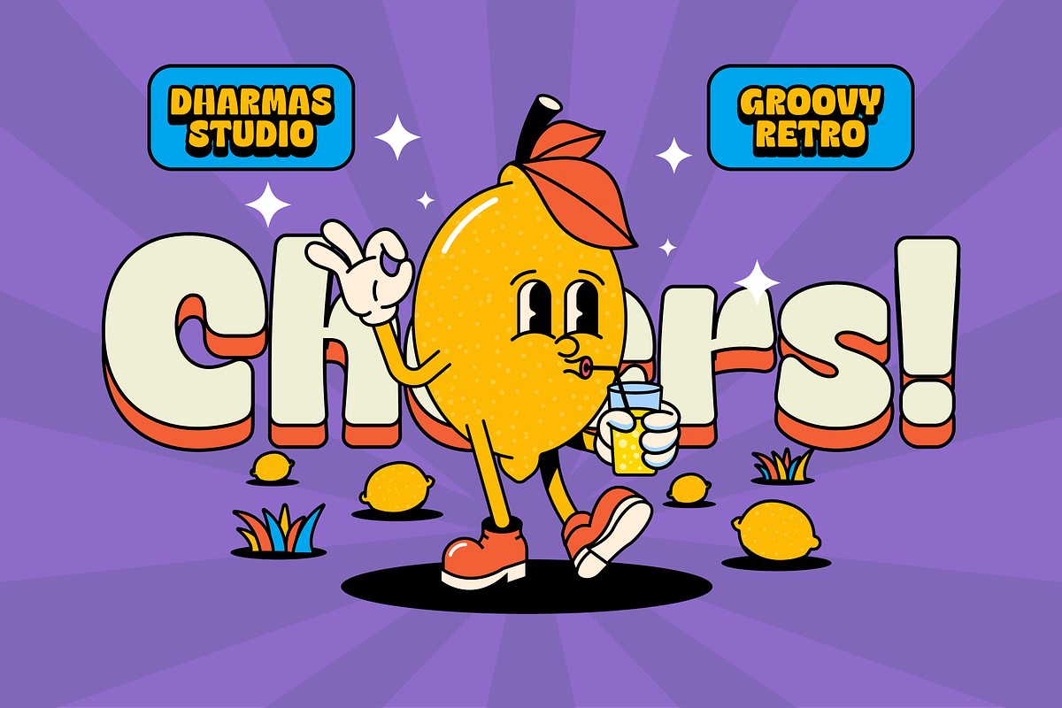 Gyoza - Cartoon Font Family, a Font by Dharmas Foundry (Photo 15 of 15)