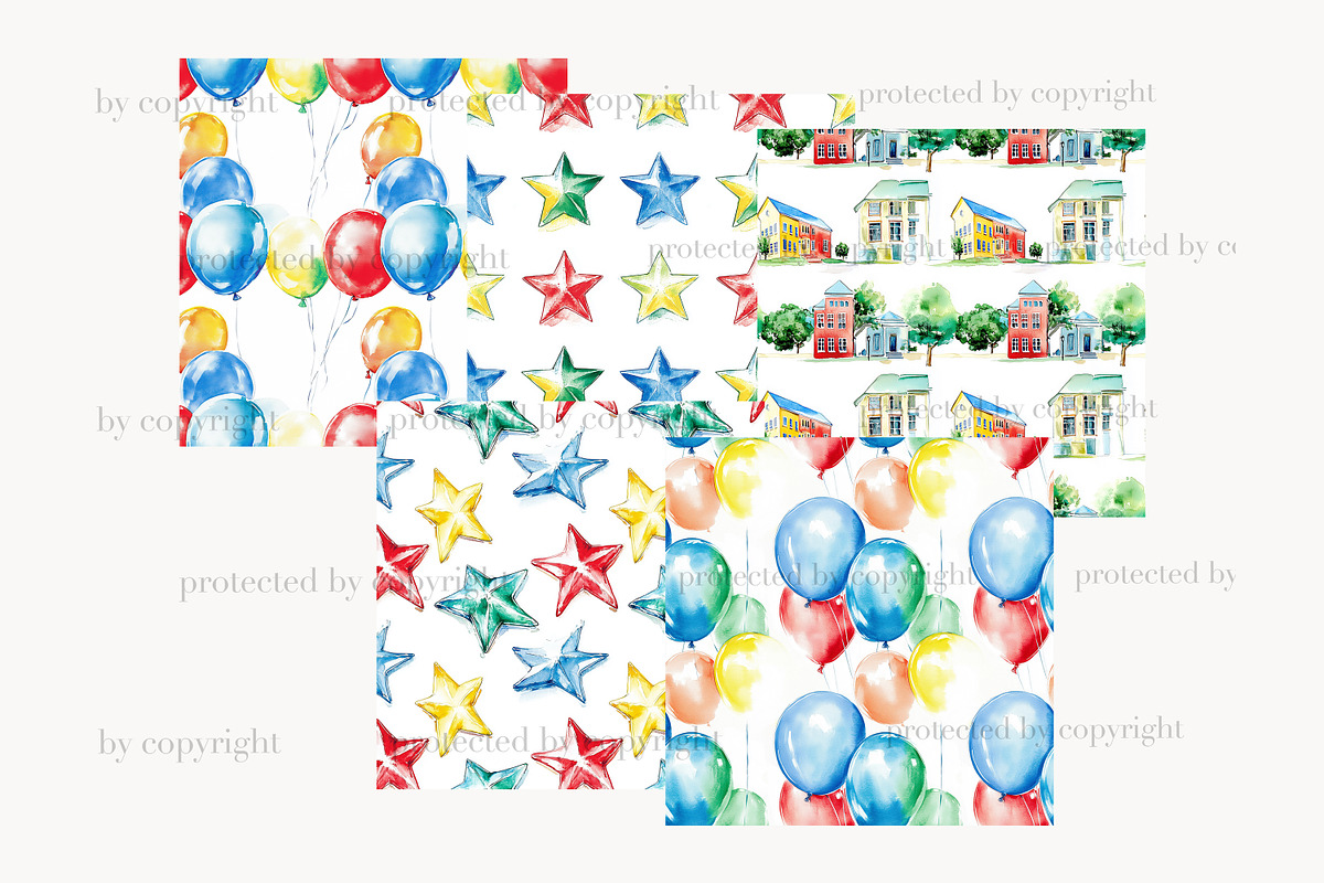 Back to School Paper Pattern Bundle, a Pattern Graphic by GlamArtZhanna (Photo 3 of 4)