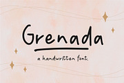 Grenada, a Script Font by Badsign Type (Thumbnail 1 of 7)